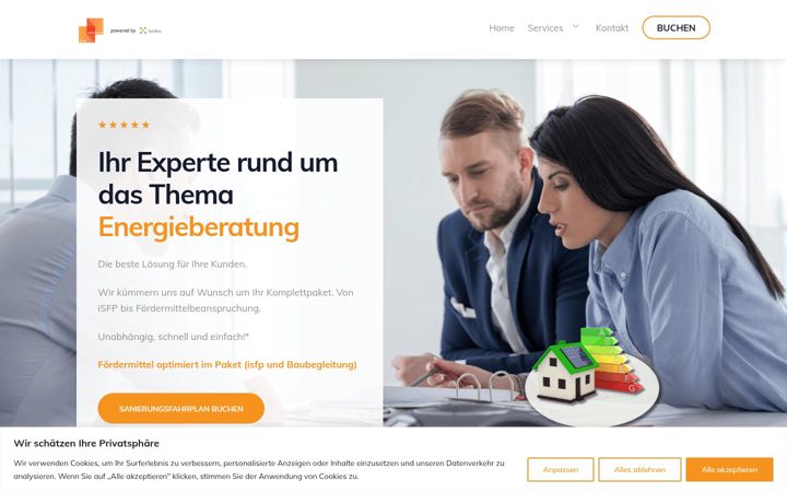 Screenshot of energieberatung-stuke.de