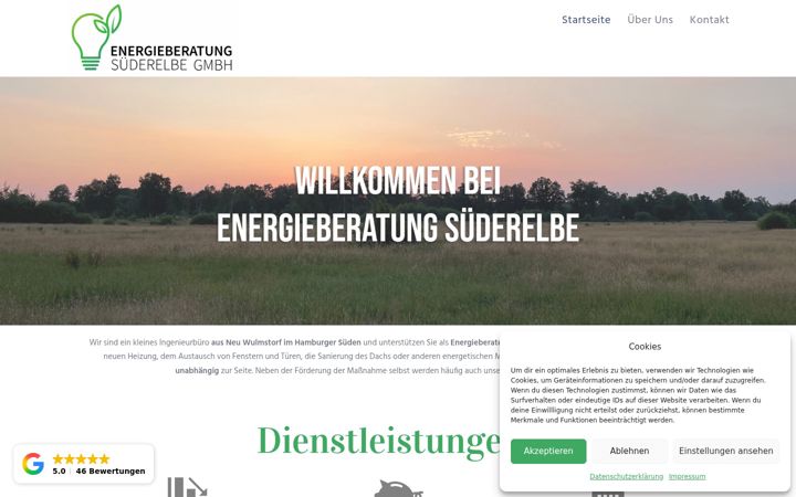 Screenshot of energieberatung-suederelbe.de