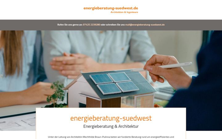 Screenshot of energieberatung-suedwest.de