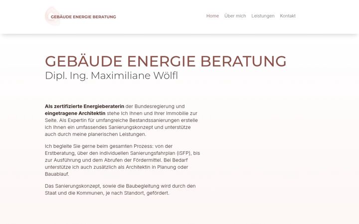 Screenshot of energieberatung-woelfl.de