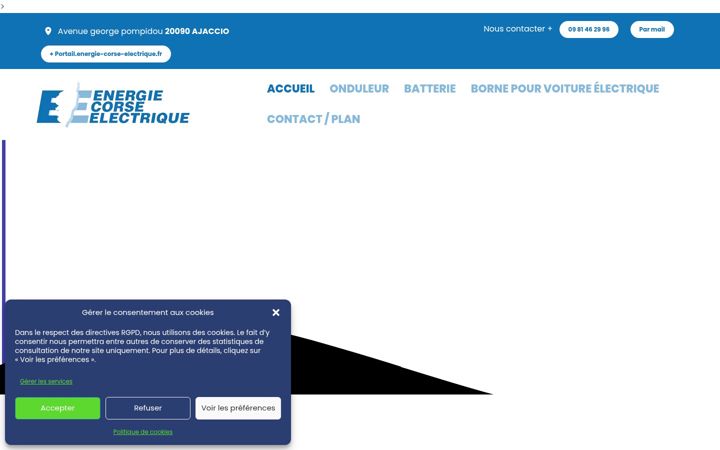 Screenshot of energiecorse-electrique.fr