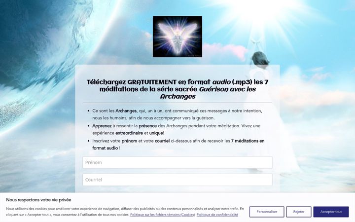 Screenshot of energiedeguerison.com
