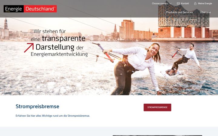 Screenshot of energiedeutschland.de