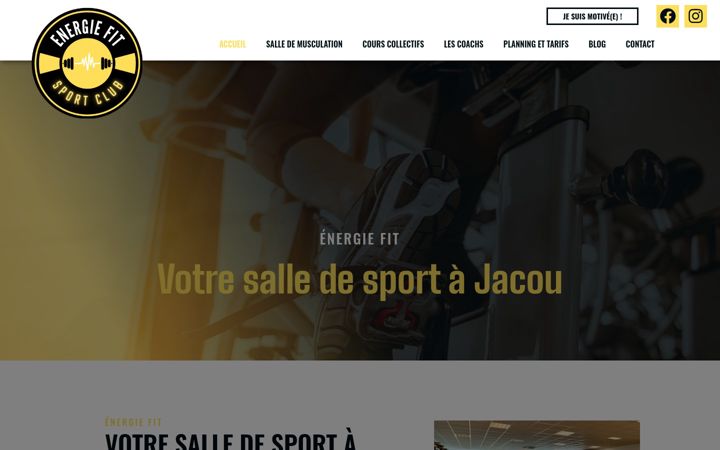 Screenshot of energiefit.fr