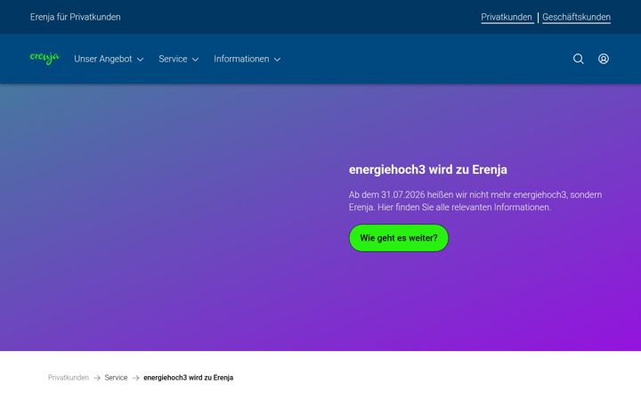 Screenshot of energiehoch3.de