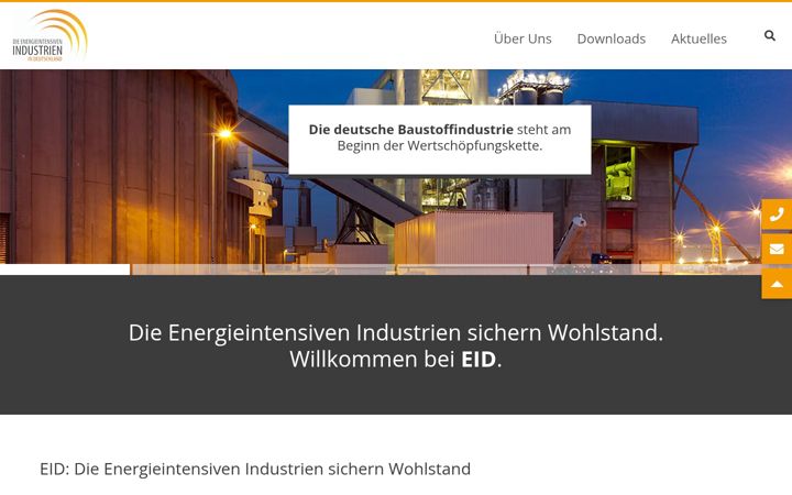 Screenshot of energieintensive.de
