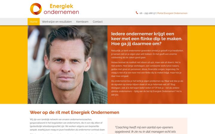 Screenshot του energiekondernemen.nl