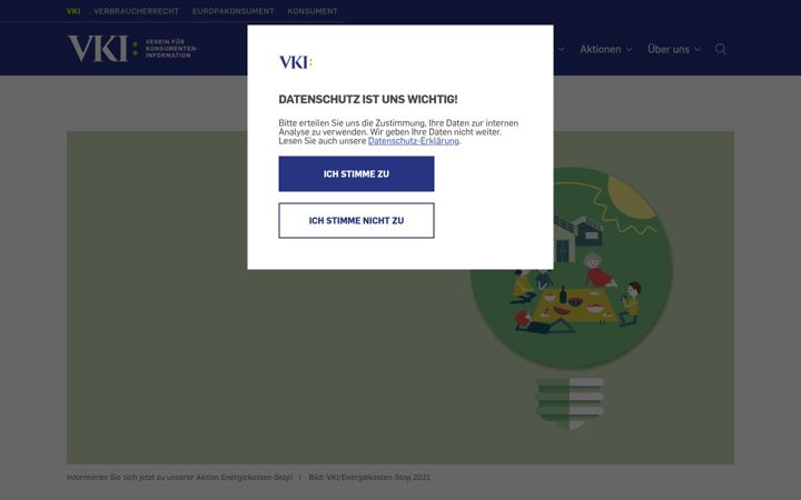Screenshot of energiekosten-stop.at