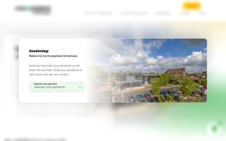 Screenshot stránky energieloketachterhoek.nl