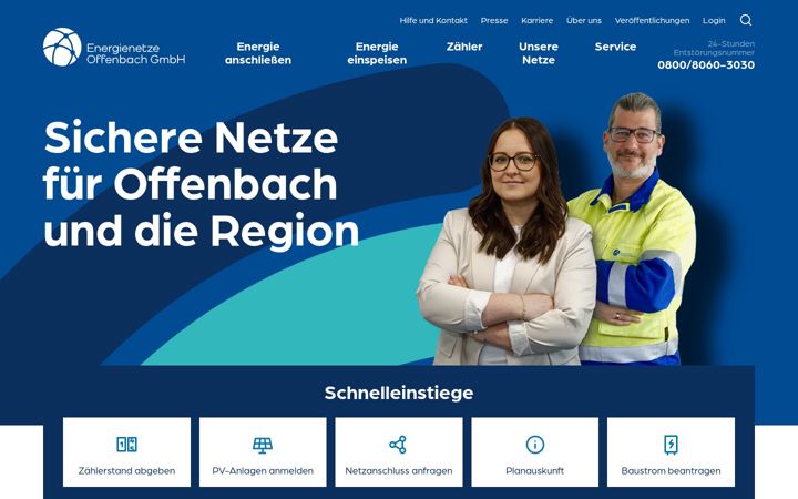 Screenshot of energienetze-offenbach.de