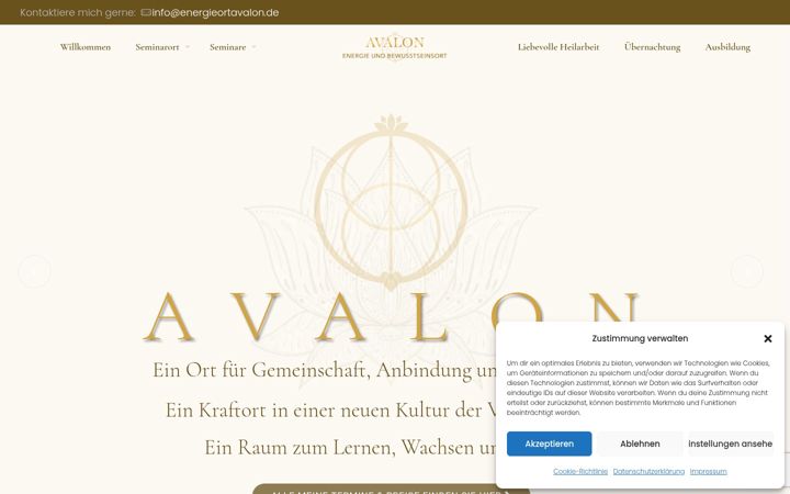 Screenshot of energieortavalon.de