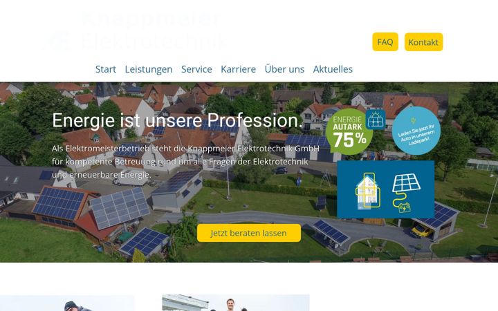 Screenshot di energiepark-oldendorf.de