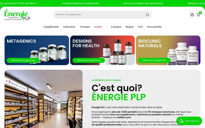 Screenshot of energieplp.com