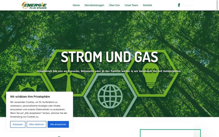 Screenshot of energieplus-sparen.de