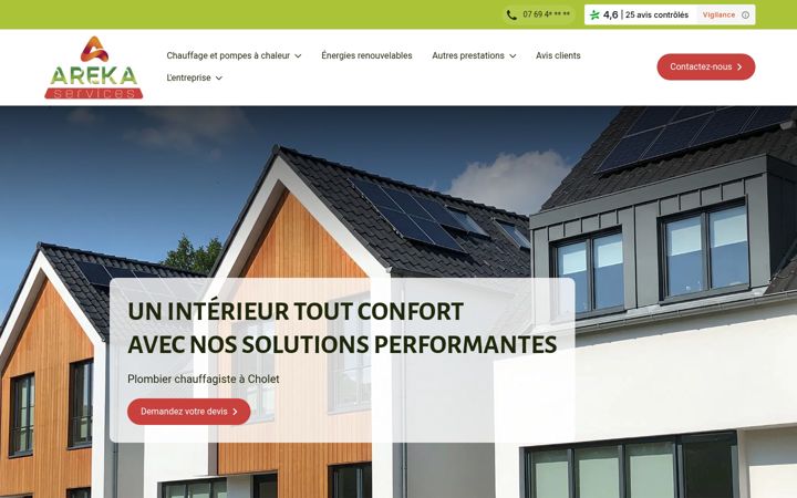 Screenshot of energies-arekaservices.fr