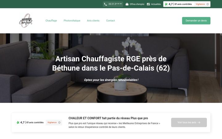 Screenshot of energies-chaleur-confort.fr