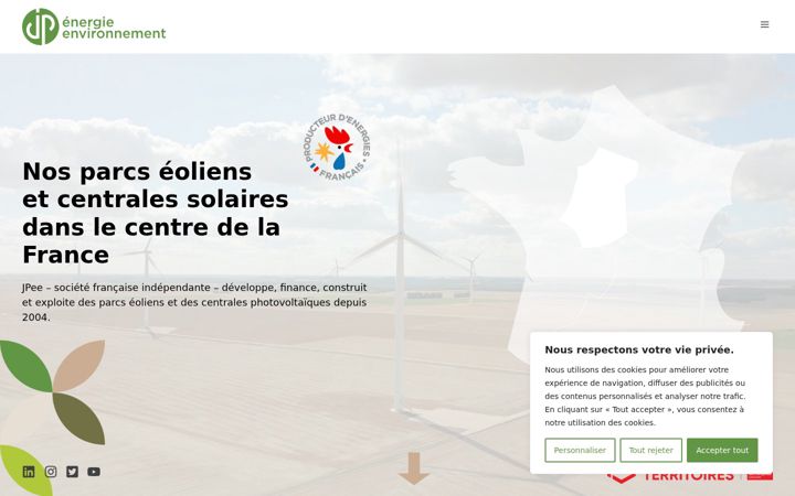 Screenshot of energies-renouvelables-france-centre.fr