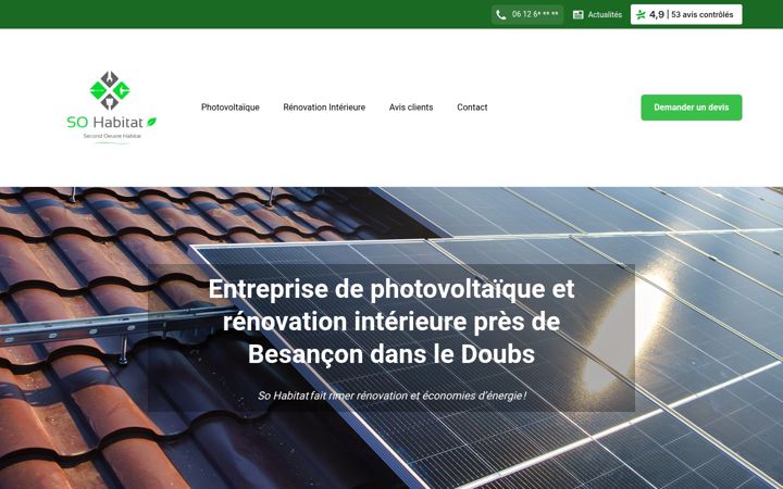 Screenshot of energies-sohabitat.com
