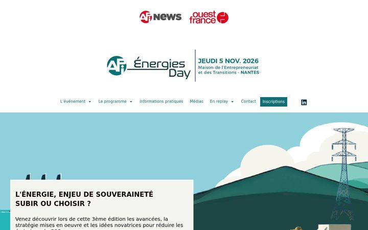 Screenshot of energies.ouest-france.fr