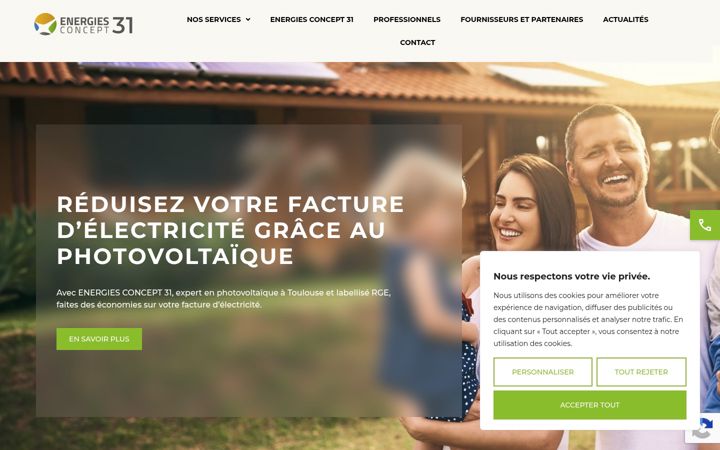 Screenshot of energiesconcept31.fr