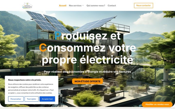 Screenshot of energiesconceptfrance.fr