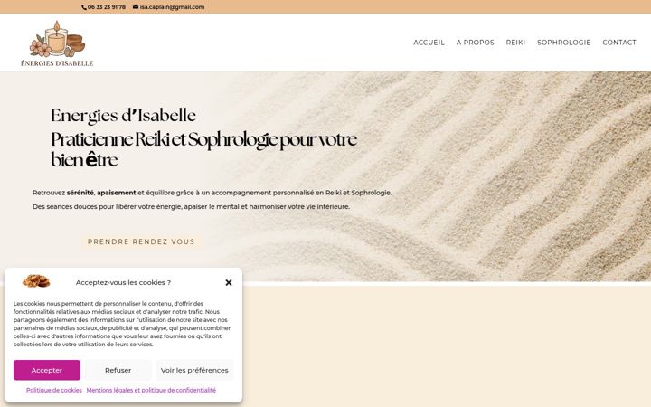 Screenshot of energiesdisabelle.fr