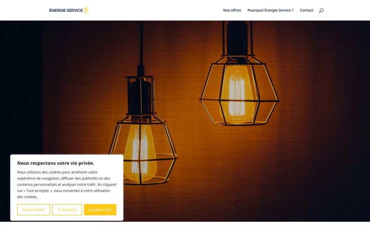 Screenshot of energieservice.fr