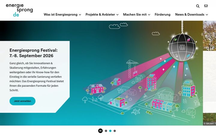 Screenshot of energiesprong.de