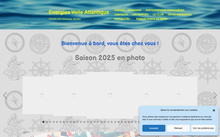 Screenshot of energiesvoile.fr