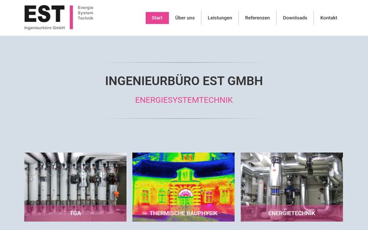 Screenshot of energiesystemtechnik.de