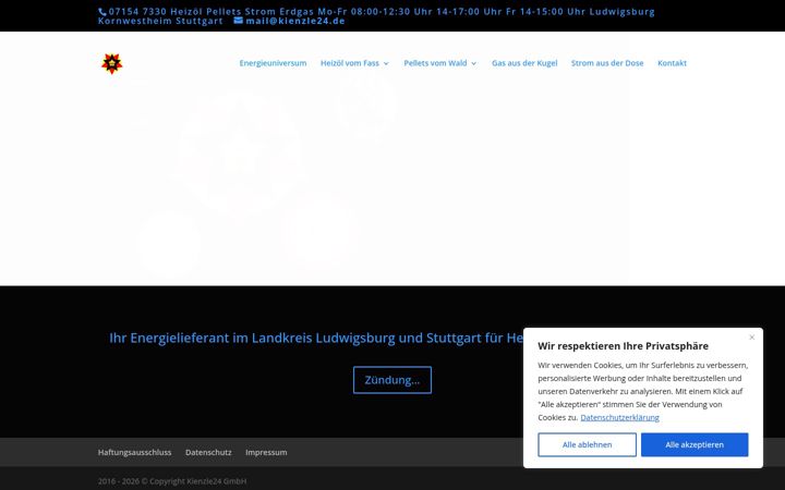 Screenshot of energieuniversum.de