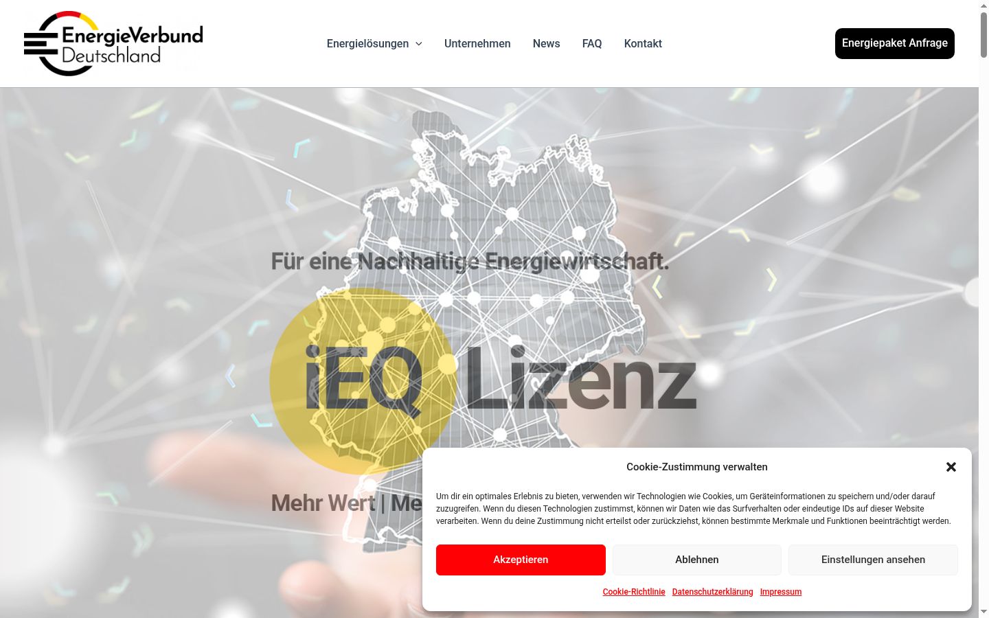 Screenshot tal-banner tal-kunsens muri qabel kwalunkwe interazzjoni