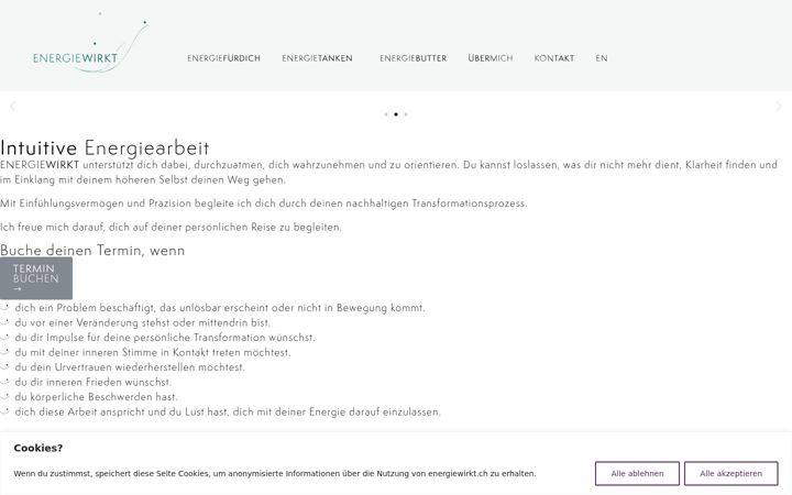 Екранна снимка на energiewirkt.ch