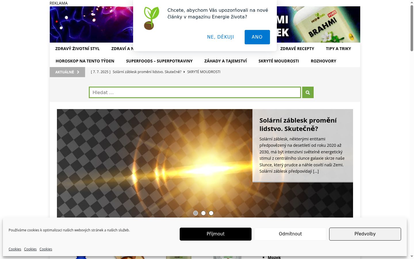 Screenshot tal-banner tal-kunsens muri qabel kwalunkwe interazzjoni