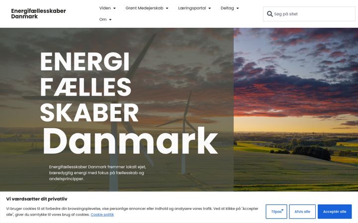 Képernyőkép: energifaellesskaber.dk