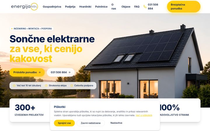 Captura de ecrã de energijasol.si