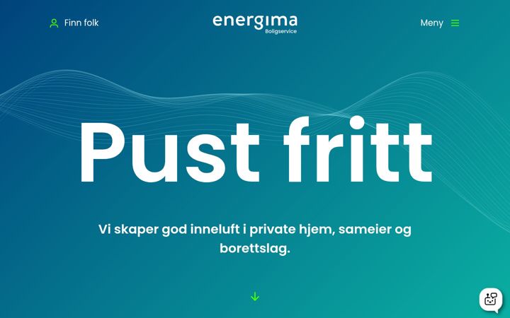 Screenshot van energimaboligservice.no