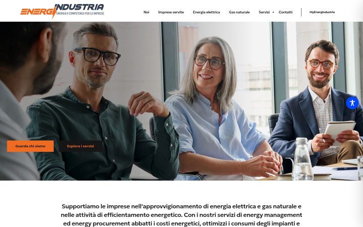 Екранна снимка на energindustria.it