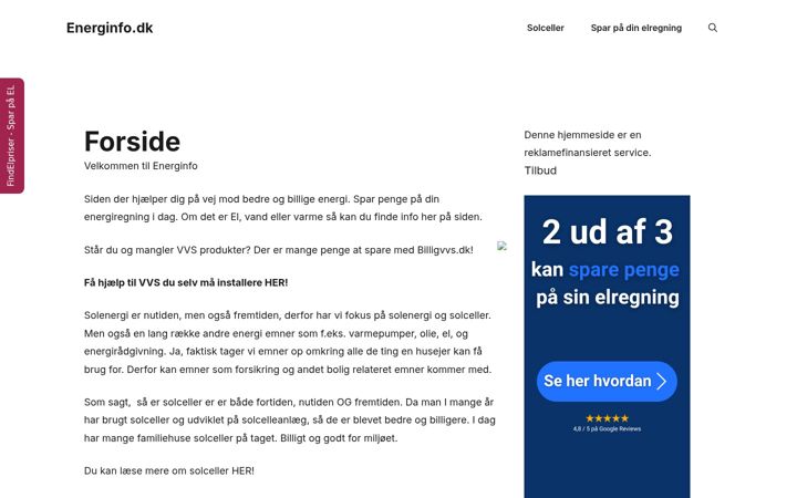 Képernyőkép: energinfo.dk