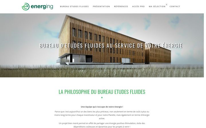 Screenshot of energing.fr