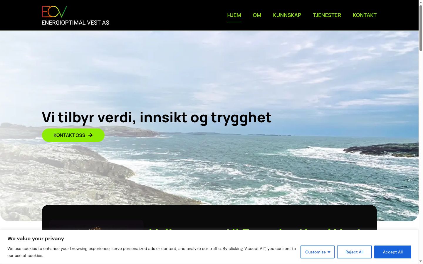 Zrzut ekranu banera zgody wyświetlanego przed jakąkolwiek interakcją