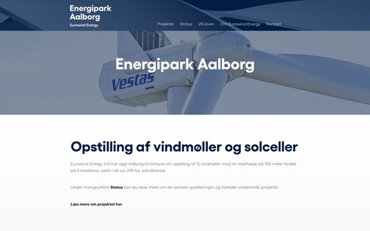Képernyőkép: energiparkaalborg.dk