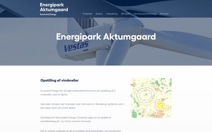 Képernyőkép: energiparkaktumgaard.dk