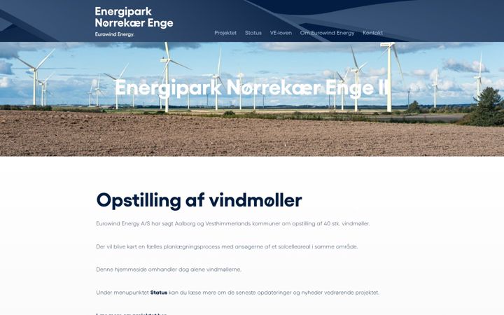 Captura de pantalla de energiparknorrekaerenge.dk
