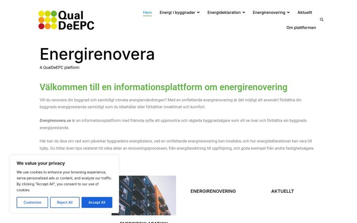 Screenshot von energirenovera.se