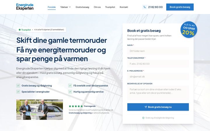 Captura de pantalla de energirudeeksperten.dk