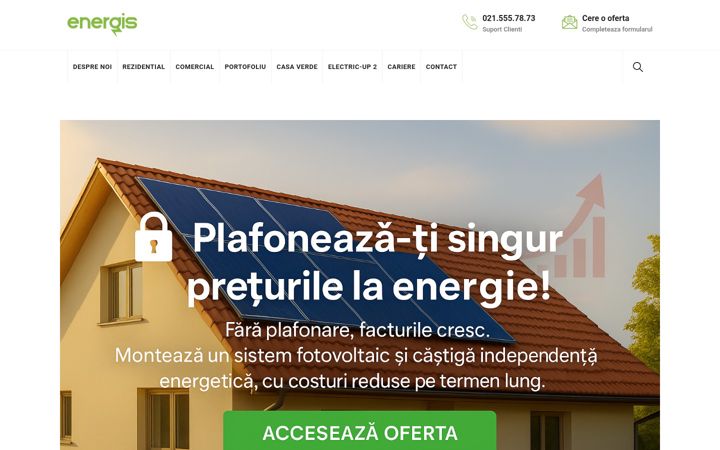 Képernyőkép: energis.ro