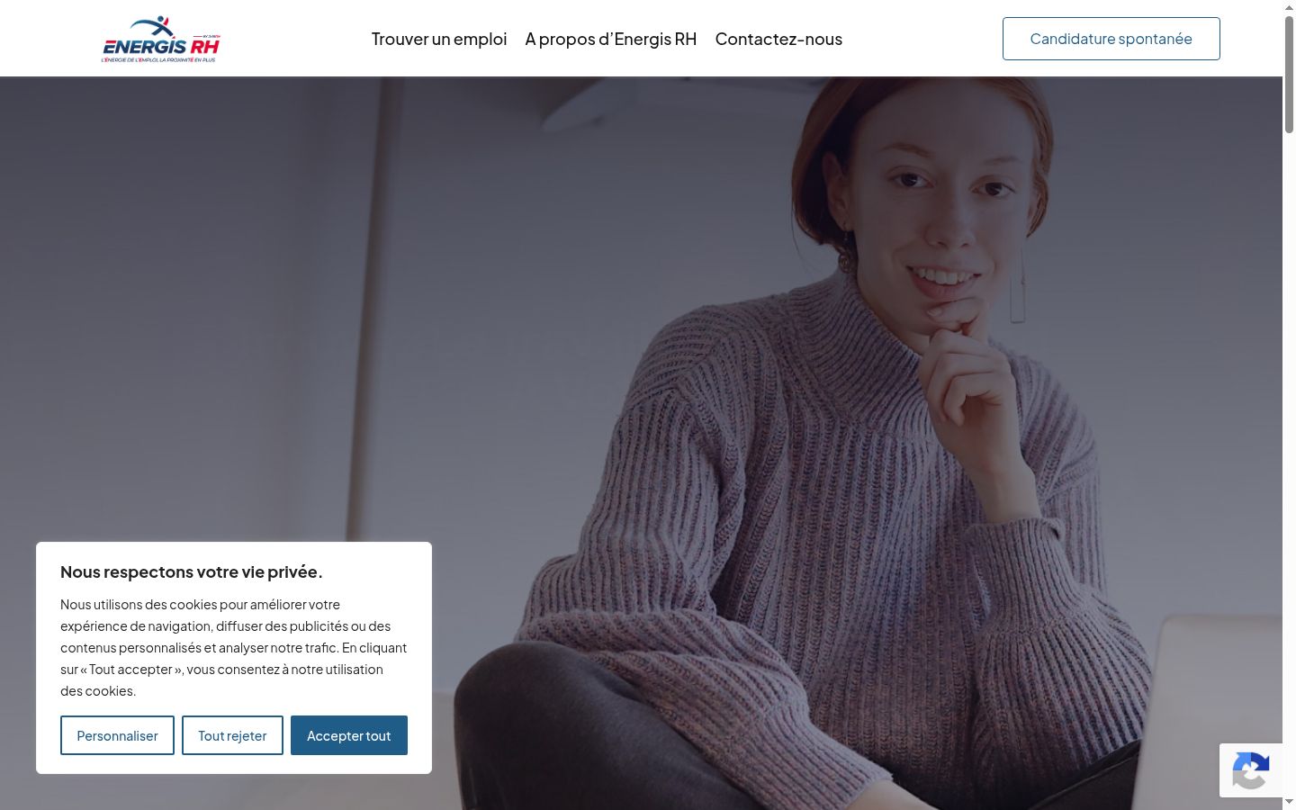 Sutikimo reklamjuostės, rodytos prieš bet kokią sąveiką, ekrano kopija