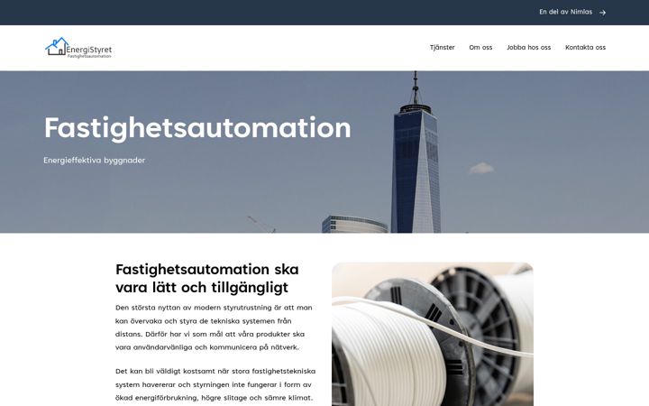 Screenshot of energistyret.se