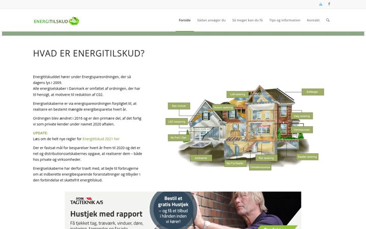 Kuvakaappaus sivustosta energitilskud.info